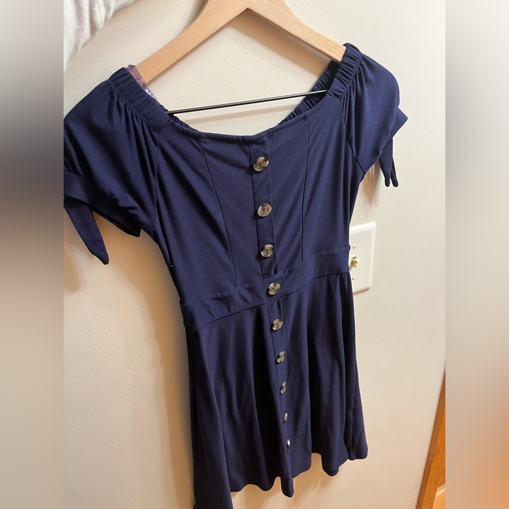 Off the shoulder cotton dress